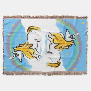 Manta Unicórnio, Rainbows e Stars Blanket
