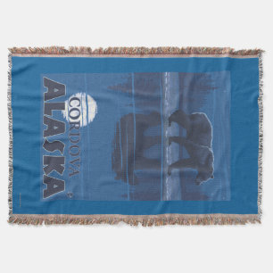 Manta Urso no luar - Cordova, Alaska