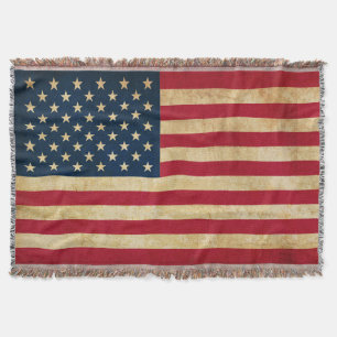 Manta Vintage Patriotic American Flag
