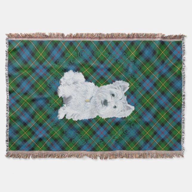 Manta Westie no Tartan (Frente)