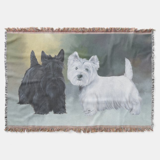 Manta Westie Scottie Wintertime (Frente)