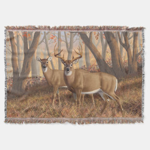 Manta Whitetail Deer Buck & Doe Autumn Mapods