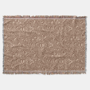 Manta William Morris Indiano, Taupe Tan e Bege