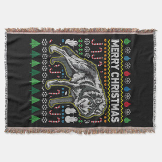 Manta Wolf Ugly Christmas Sweater