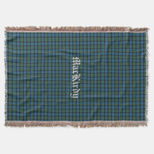 Manta Xadrez Personalizada Clan MacKirdy Tartan Blanket