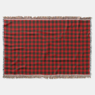 Manta Xadrez preto Wallace Tartan