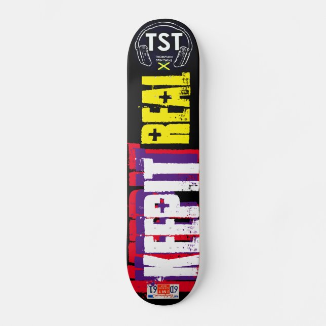 MANTÊ-LO REAL Skateboard (Frente)