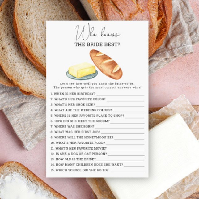 Manteiga junto - Quem sabe o melhor jogo da noiva (Criador carregado)