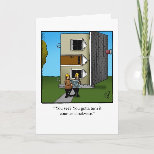 Mantendo Em Contato Um Cartão De Saudação De Humor (Frente)