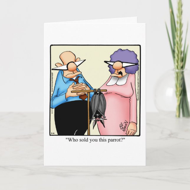 Mantendo Em Contato Um Cartão De Saudação De Humor (Frente)