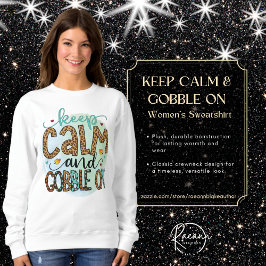 Mantenha a Calma & Continue Devorando Camiseta de 