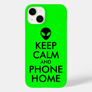 Mantenha a calma e a casa do telefone