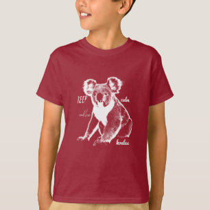 Mantenha a calma e ame Koalas T-Shirt
