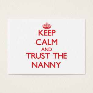 Mantenha a calma e confie o baby-sitter