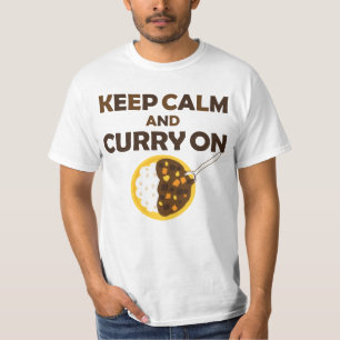 Mantenha a Calma e Continue com o Curry Camiseta G