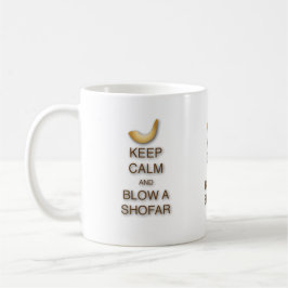 Mantenha a calma e funda uma caneca do Shofar