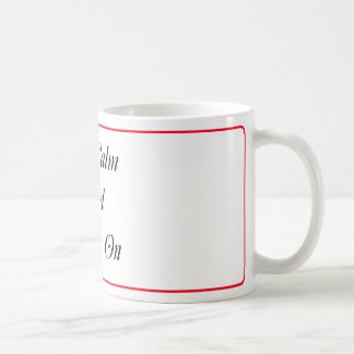 Mantenha a calma e o Austen na caneca