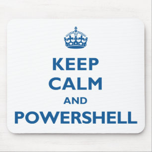 Mantenha a calma e o PowerShell Mousepad