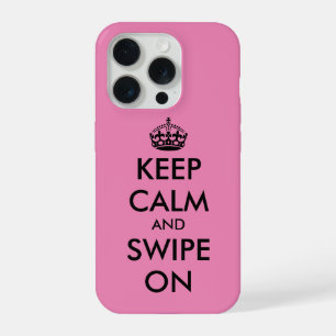Mantenha a calma e passe um iPhone 15 pro Case ros