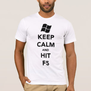 "Mantenha a calma e refresque" A.A. Estilo T-shirt
