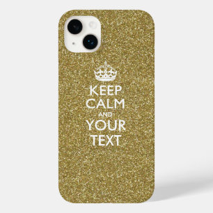 MANTENHA A CALMA E Seu Texto Personalizado