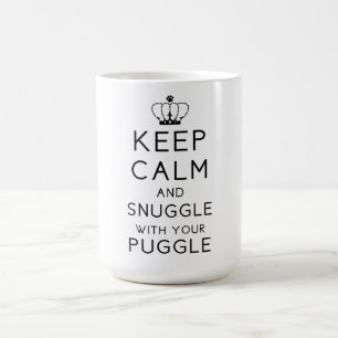 Mantenha a calma e Snuggle com sua caneca de