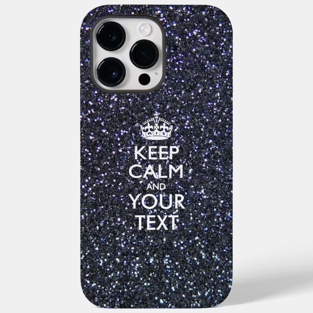 MANTENHA A CALMA PERSONALIZADA E Seu Texto (Verso)