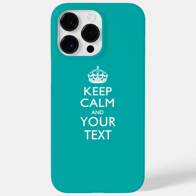 MANTENHA A CALMA PERSONALIZADA E Seu Texto (Verso)