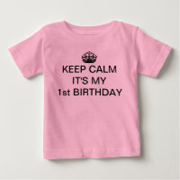 MANTENHA A CALMA que é MEU T-SHIRT da CRIANÇA do