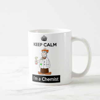 Mantenha a calma que eu sou uma caneca do químico