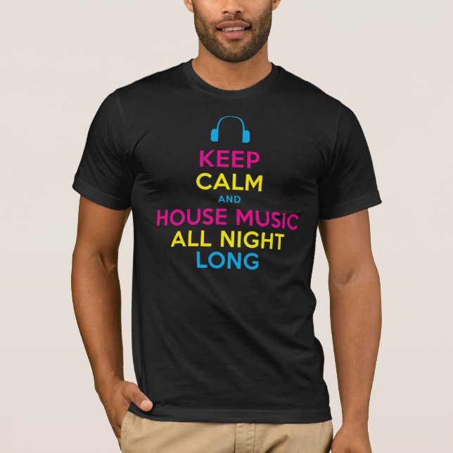 Mantenha a camisa da calma e da música da casa (Frente)