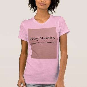 Mantenha a camisa de mulher humana