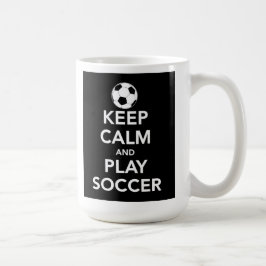 Mantenha a caneca do futebol da calma e do jogo