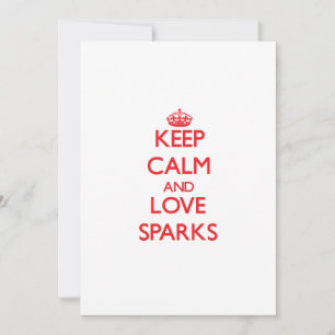 Mantenha calma e ame Sparks