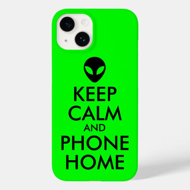 Mantenha calma e telefone em casa (Verso)