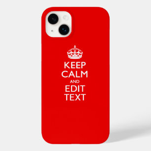 Mantenha Calma Personalizada E Edite O Decor Verme