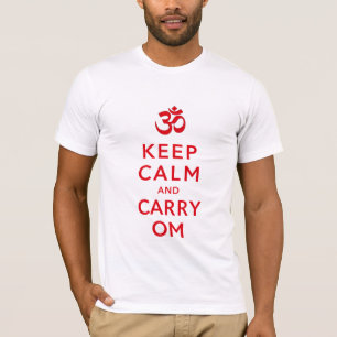 Mantenha camisa inspirador calma e do carregar do