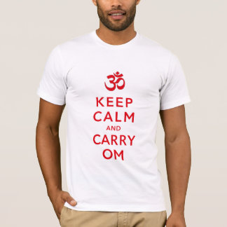 Mantenha camisa inspirador calma e do carregar do