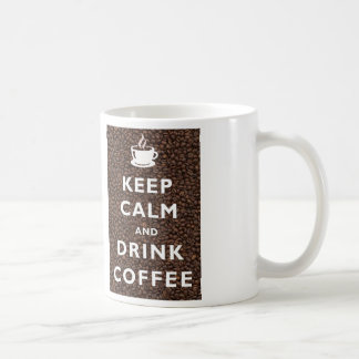 Mantenha caneca calma e da bebida de café
