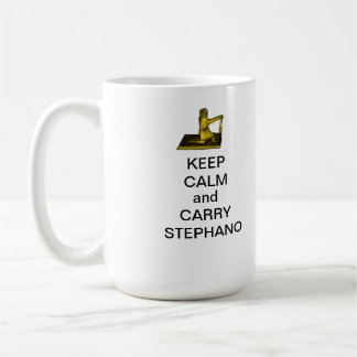 Mantenha caneca calma e do carregar de Stephano