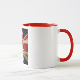 Mantenha Gibraltar calmo é caneca britânica