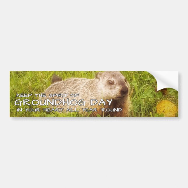 Mantenha o adesivo do para-choques do Dia da Marmo (Frente)