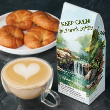 Mantenha o CALM e beba café Caudal tropical