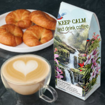 Mantenha o CALM e beba café Caudal tropical