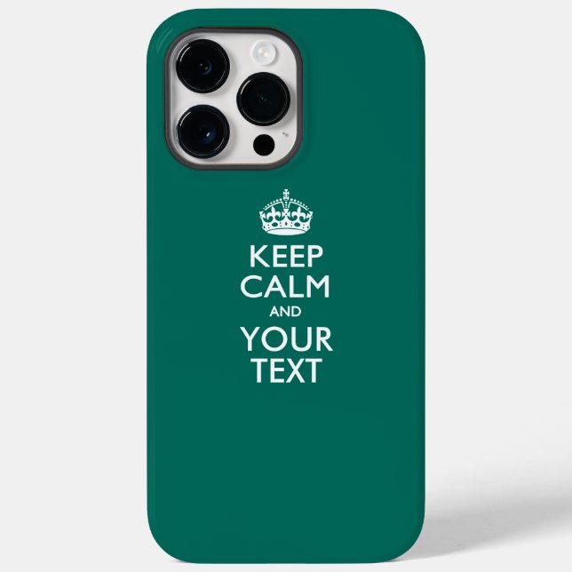 MANTENHA O CALM E O Texto Personalizados (Verso)