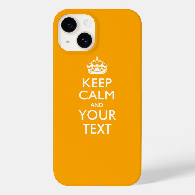 MANTENHA O CALM E O Texto Personalizados (Verso)