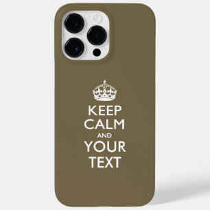MANTENHA O CALM E O Texto Personalizados