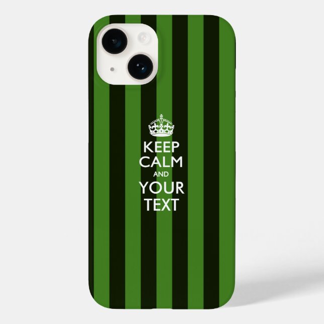 MANTENHA O CALM E O Texto Personalizados (Verso)