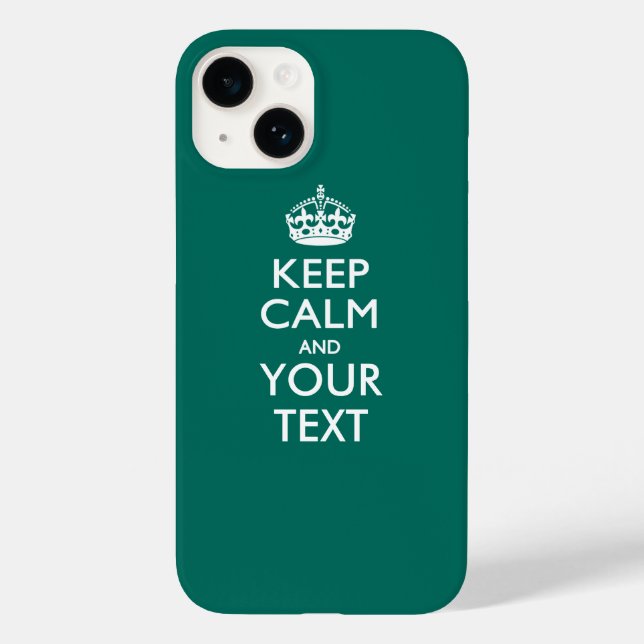 MANTENHA O CALM E O Texto Personalizados (Verso)