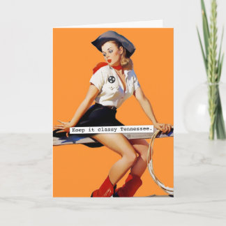 Mantenha o cartão de aniversário clássico do Tenne